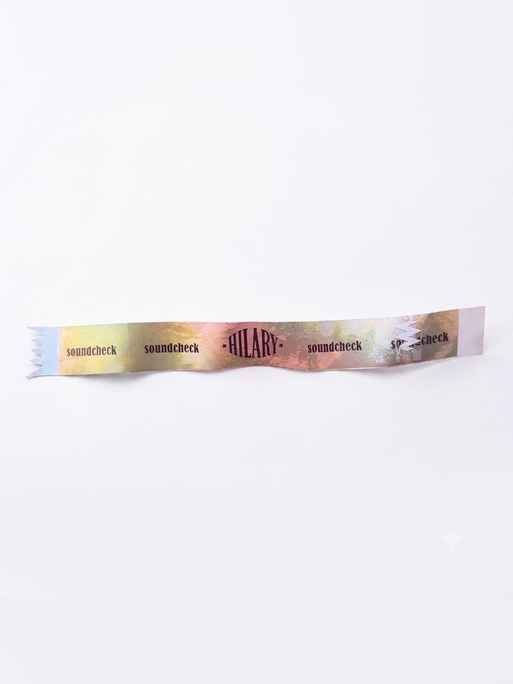 Hilary Duff “The Lucky Me Tour” 2026 VIP Soundcheck Wristband - WORN
